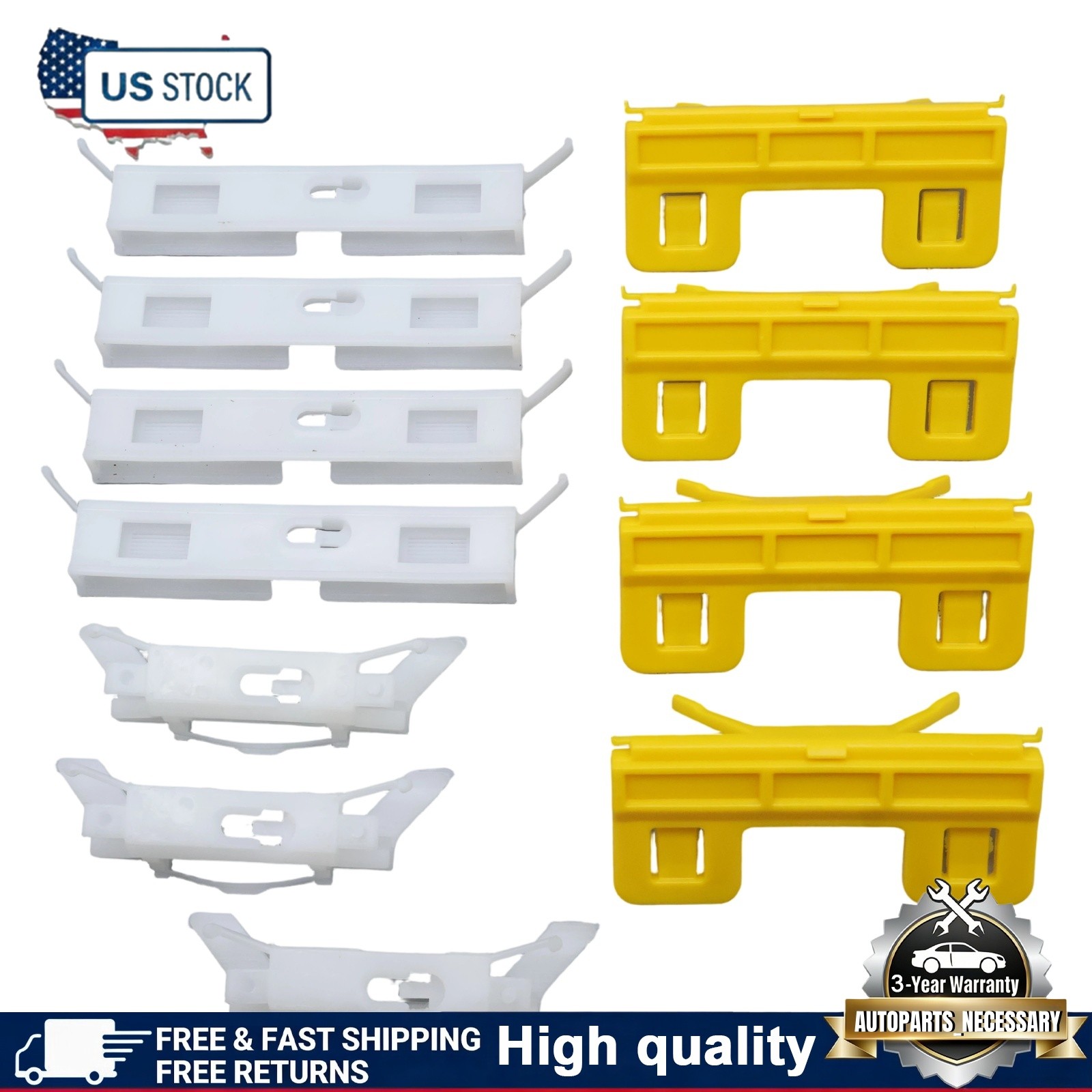 Set 11pcs Windshield Roof Moulding Clips Repair Fits Honda Accord 91572SDAA01