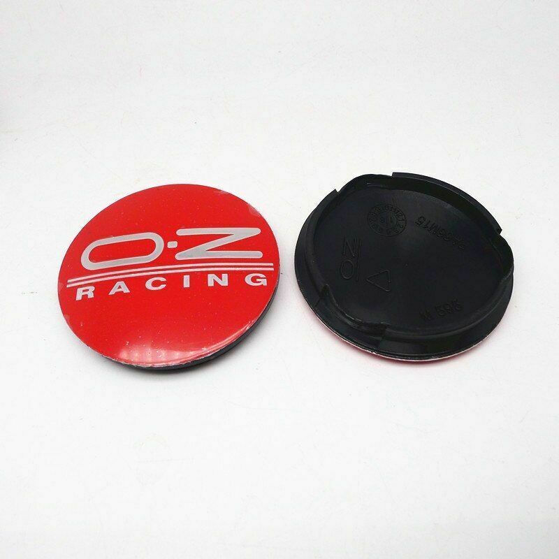 4pcs 62 mm for OZ Racing M595 Red Silver Alloy Wheel Center Rim Caps Hub Caps2
