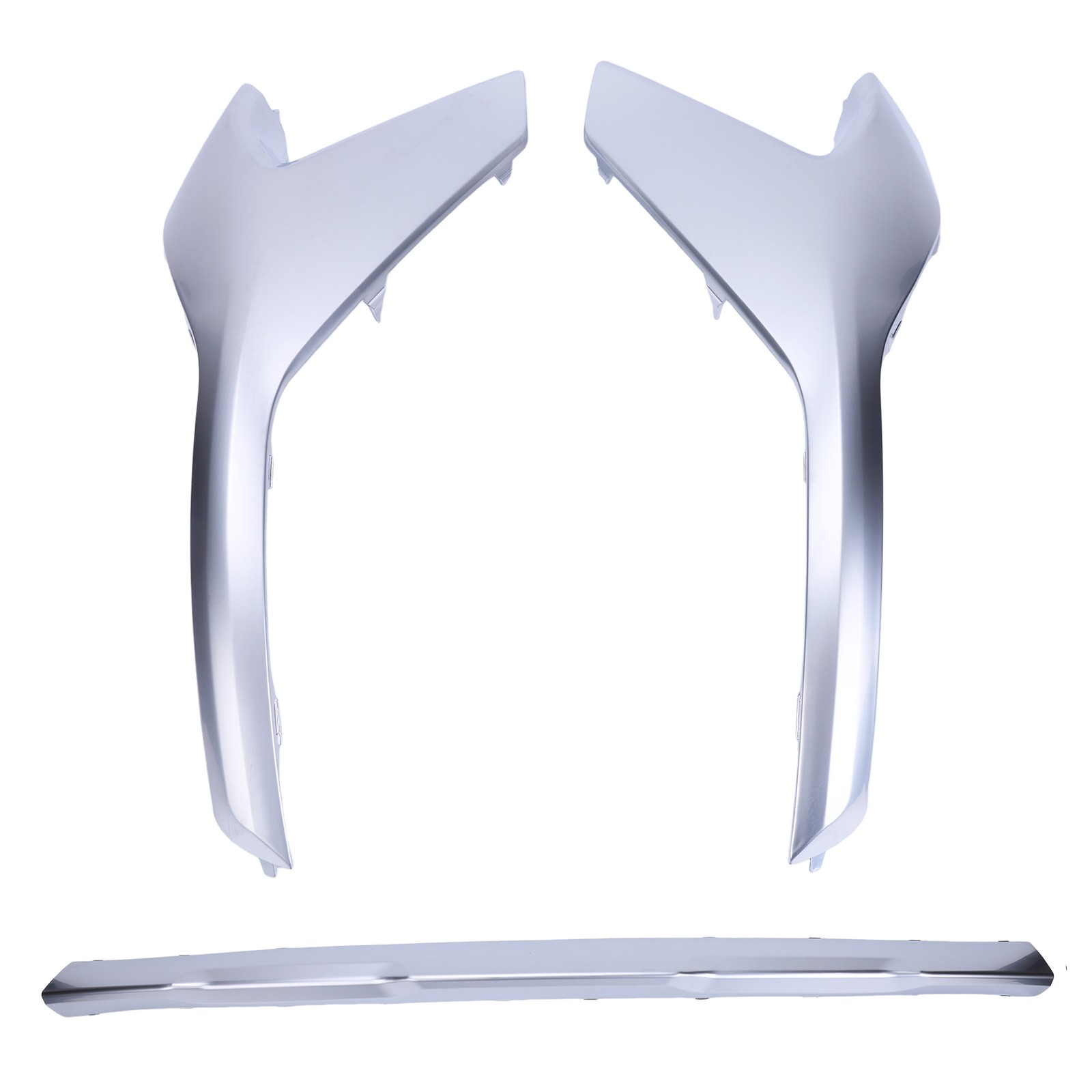 New Front Bumper Skid Plate Molding Deflector For Hyundai Santa Fe 2021-2023