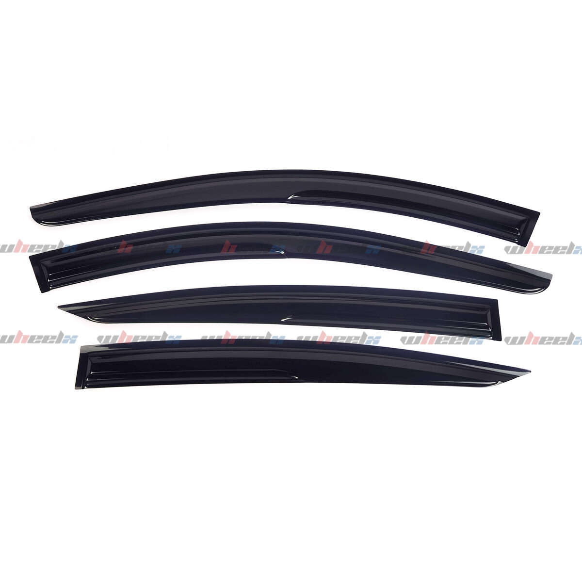 JDM MUG STYLE 3D WAVY WINDOW VISOR RAIN GUARD DEFLECTOR FOR 2009-2014 ACURA TL