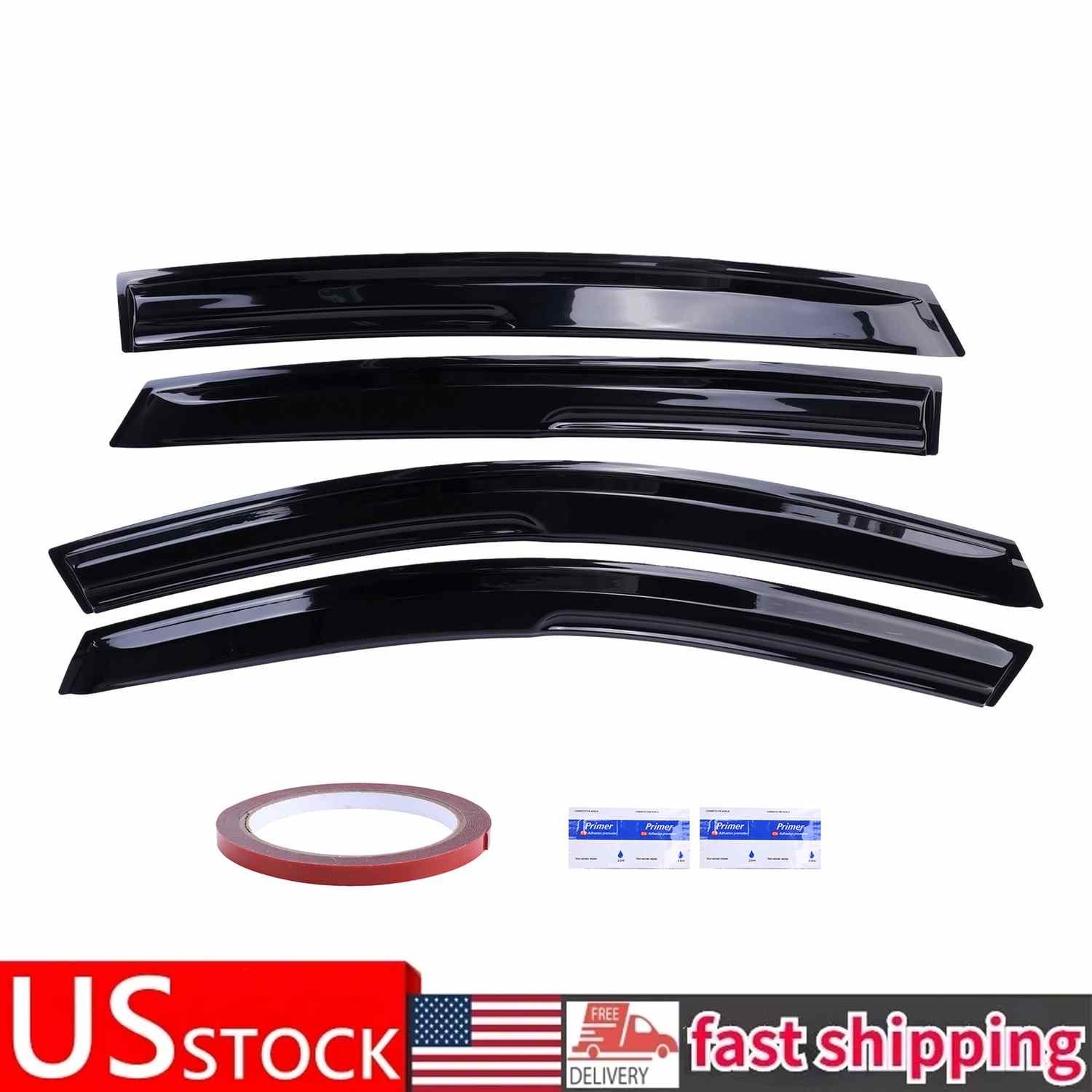 For Honda Accord 4 Door Sedan 2018-2022 front left rear right Window Rain Guards