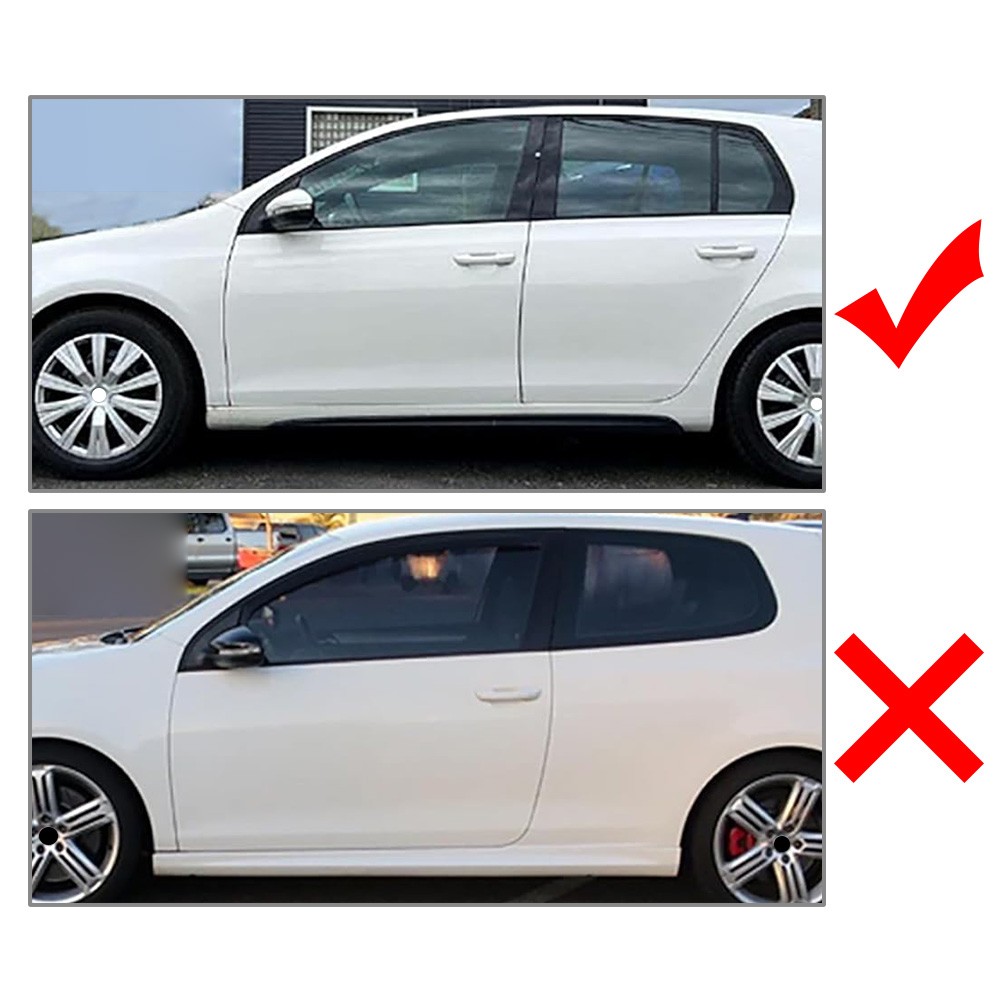 1x Left ISide nner Door Handle Trim Cover Silver For VW Golf MK6 2009-2013