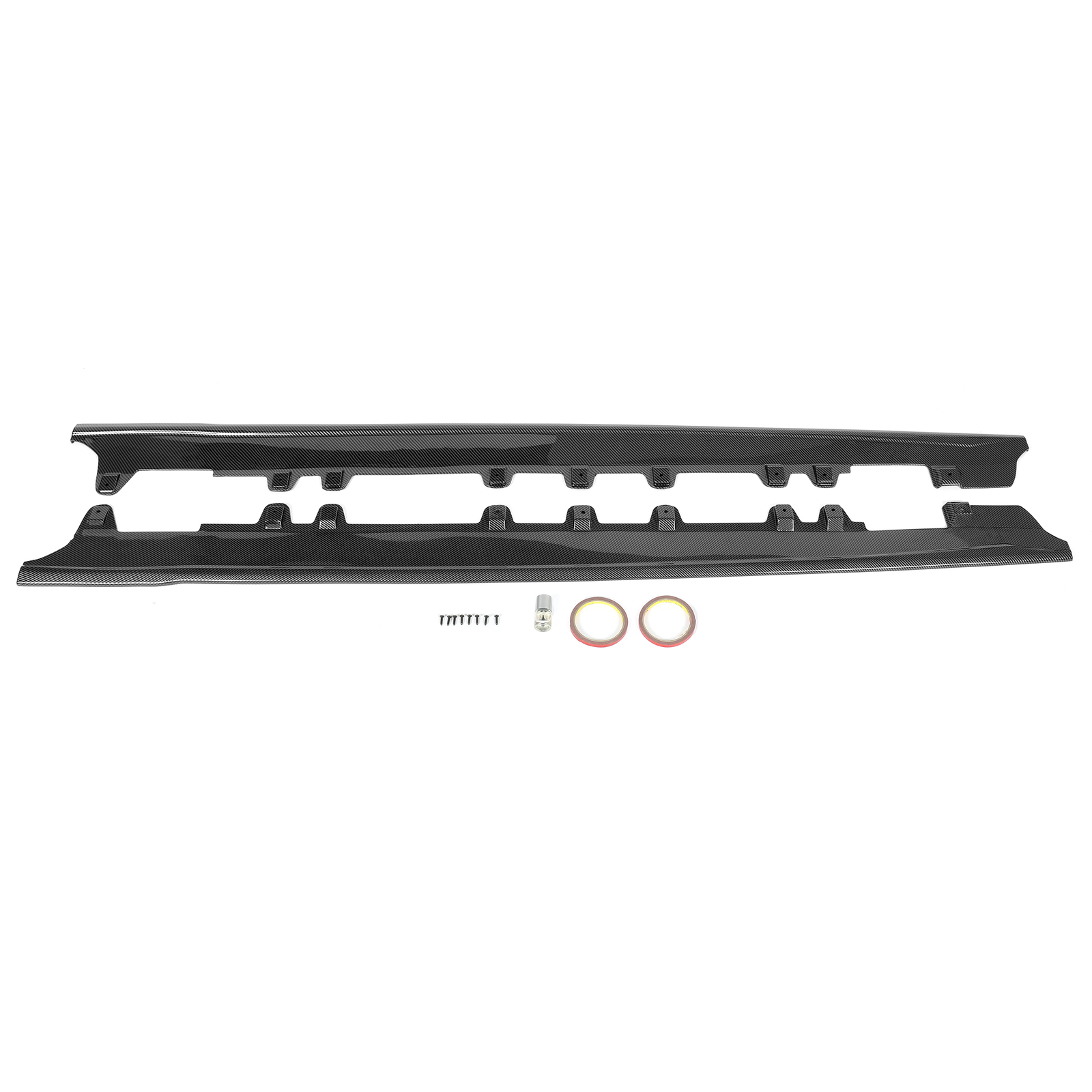 For Toyota Supra A90 20-Up CARBON FIBER Color Pair Side Skirt Rocker Panels