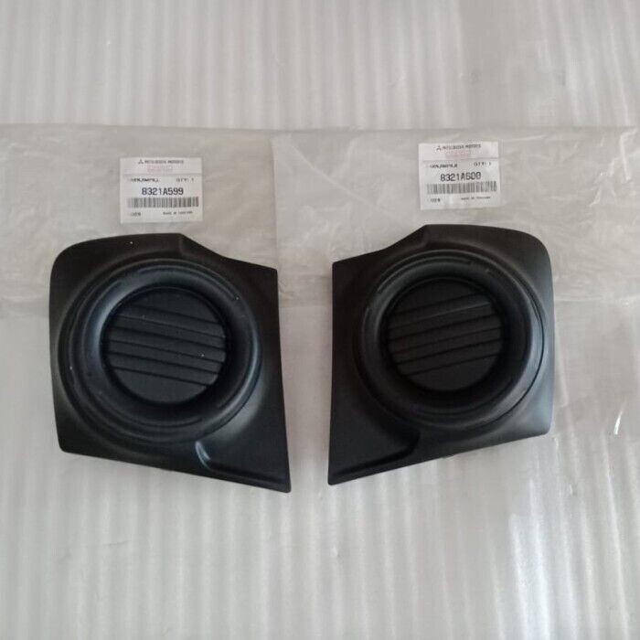 Genuine RH LH Foglamp Cover Garnish Mitsubishi Triton 8321A599/600 Thailand OEM