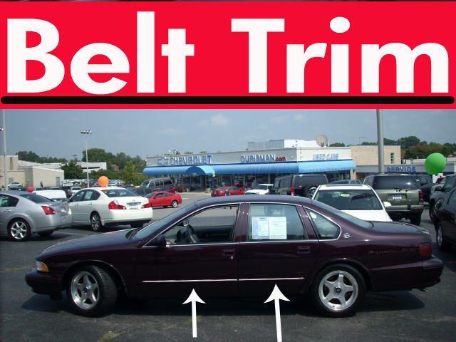 For IMPALA CHROME SIDE BELT TRIM DOOR MOLDING 1994 1995 1996