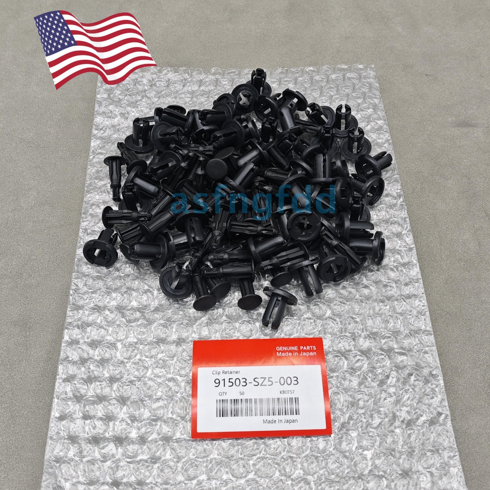 OEM 50X 10mm Clips Bumper Rivets Retainer Fastener Hood Fender For Honda New