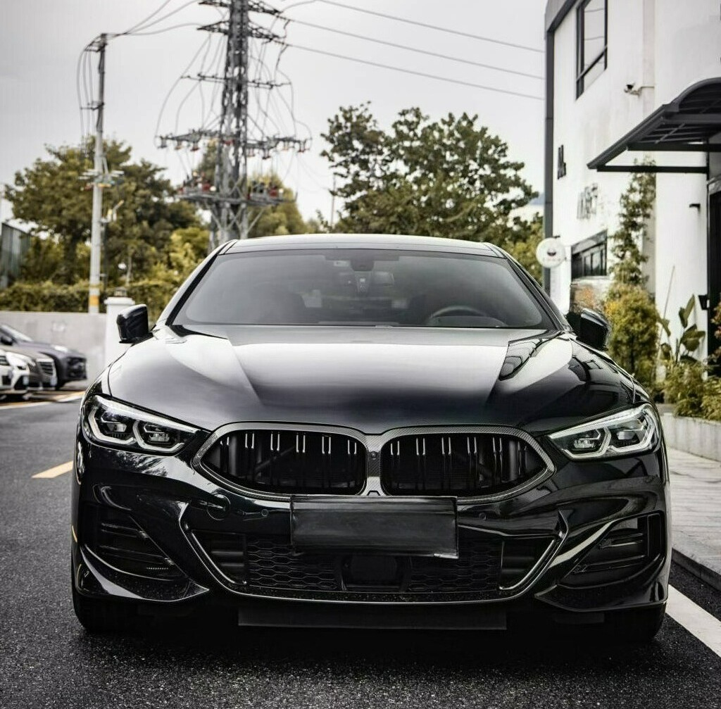 Carbon Fiber Front Grille w/ Camera Hole for BMW G14 G15 G16 840i M850i 2023-26