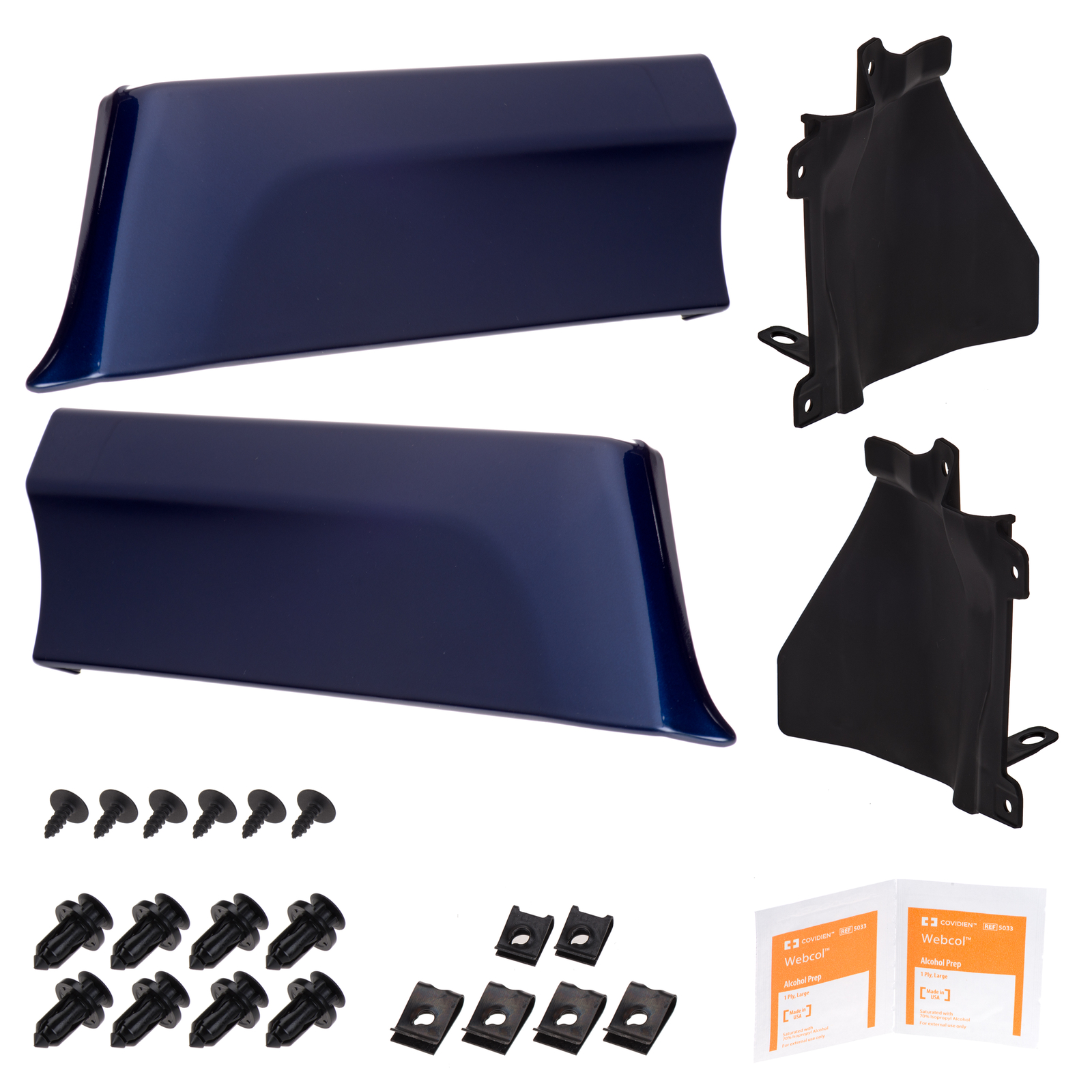 OEM 2017-2018 Subaru WRX STI Rear Aero Splash Guards Lapis Blue J101SVA000E2