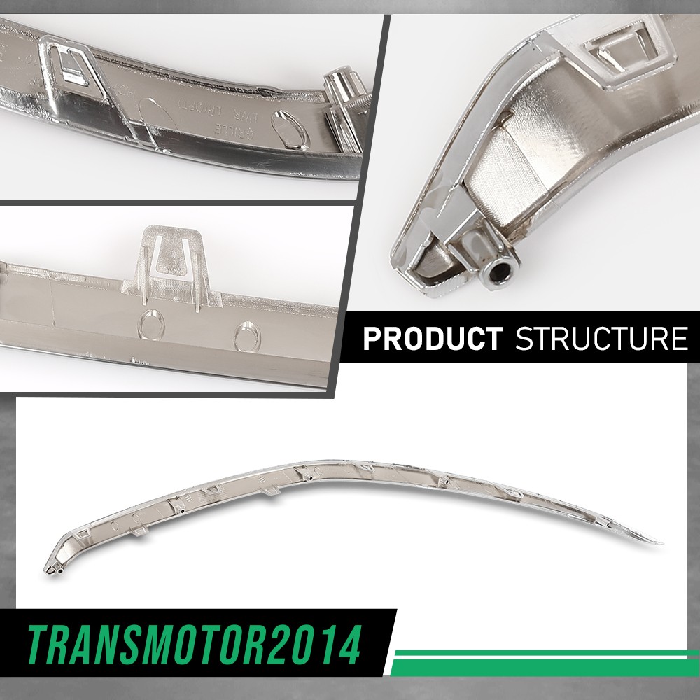 Front Bumper Grille Molding Trim Fit For 2022-2024 Kia Forte Left & Right Side