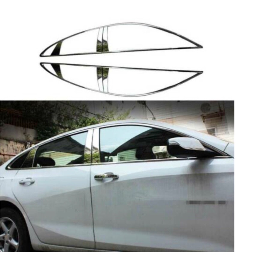 Chevrolet Malibu 2016-2021 Chrome Trim Stickers 18pcs (All 4 Sides)