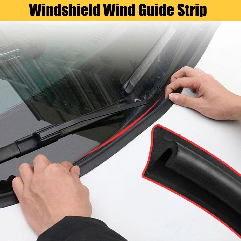 5.9ft Car Windshield Strip Seal Hood Roof Wind Deflector For Mazda Accessories
