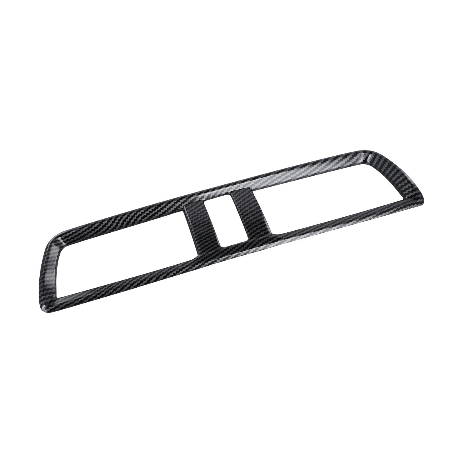 Carbon Fiber Texture Middle Air Outlet Frame Trim for Mazda 3 Axela 2014 2019