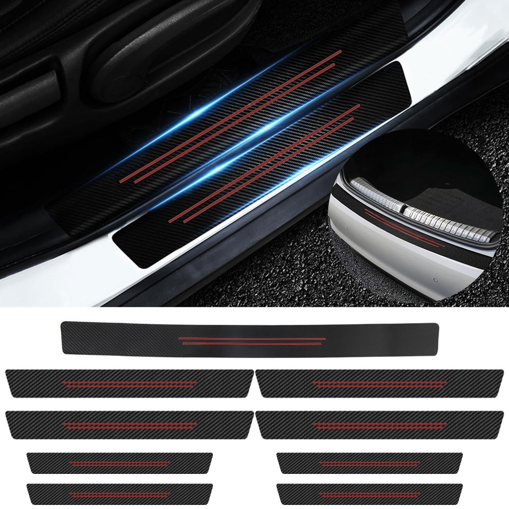 Door Sill Protector Step Entry Guard Threshold Sticker Universal For Chevy