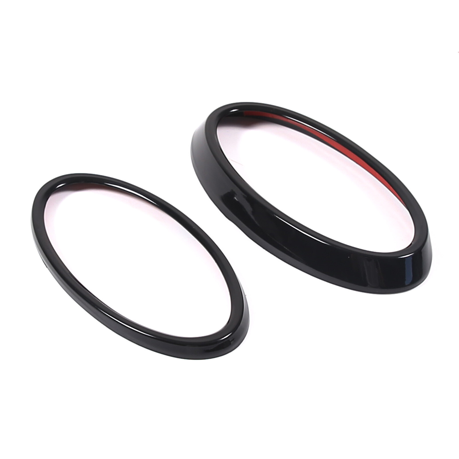 Glossy Black Front Rear Emblem Logo Badge Ring Trim Cover For Subaru WRX 21-23