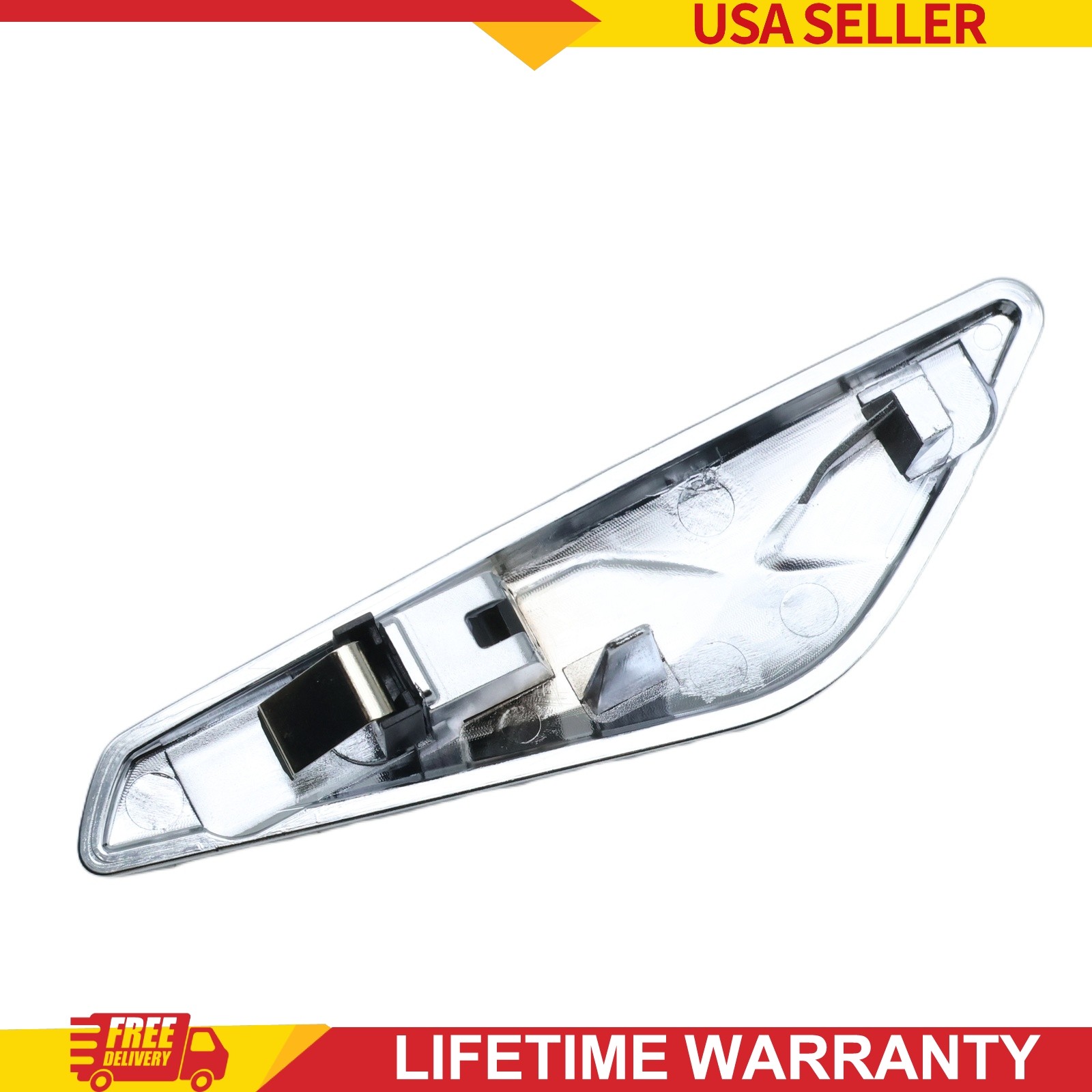Left & Right Side Fender Chrome Emblem Moulding For BMW X3 F25 X4 F26 15-17