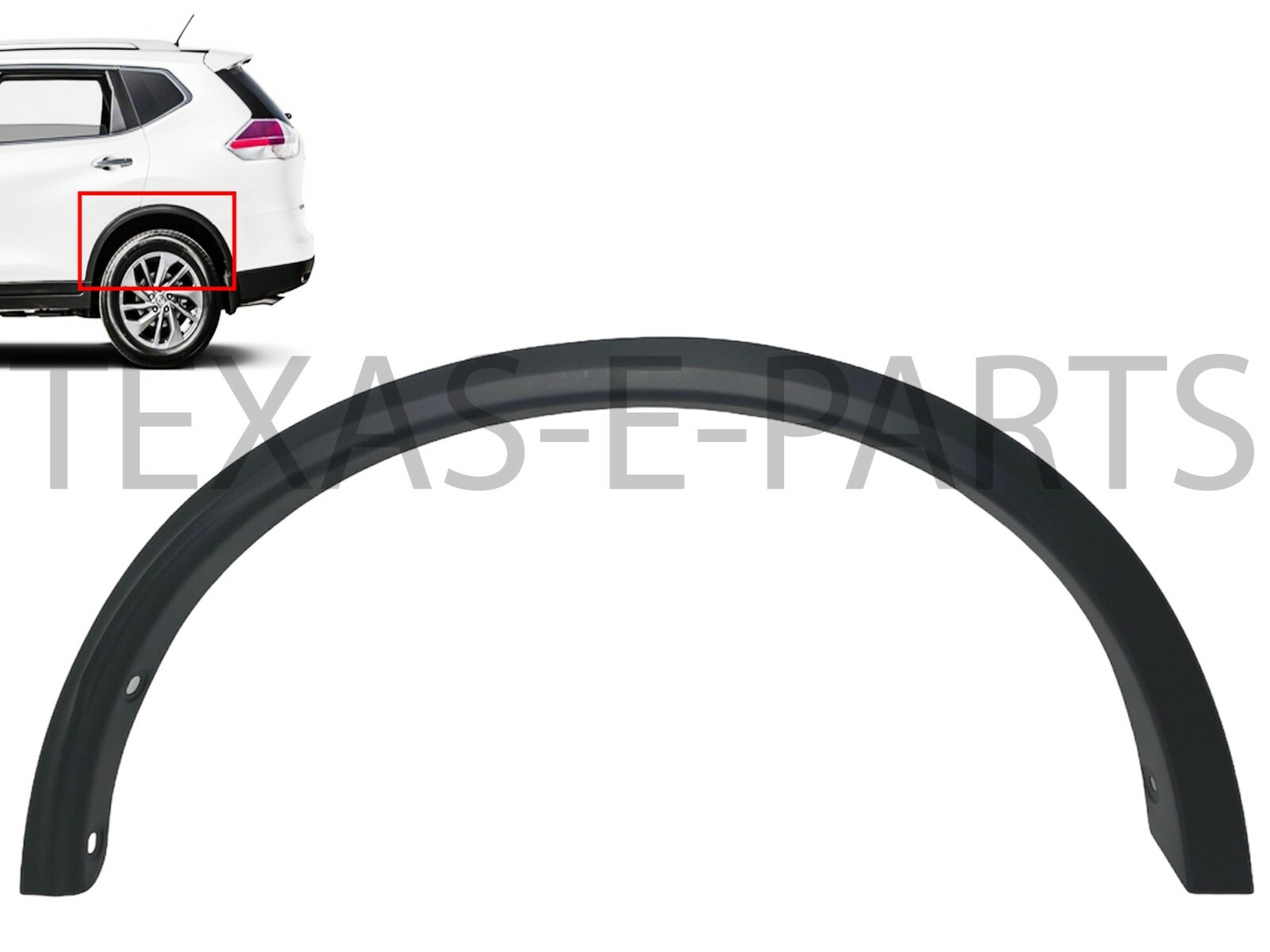 New Fits 2014 2020 Nissan Rogue Left Rear Wheel Arch Trim Molding Assembly LH
