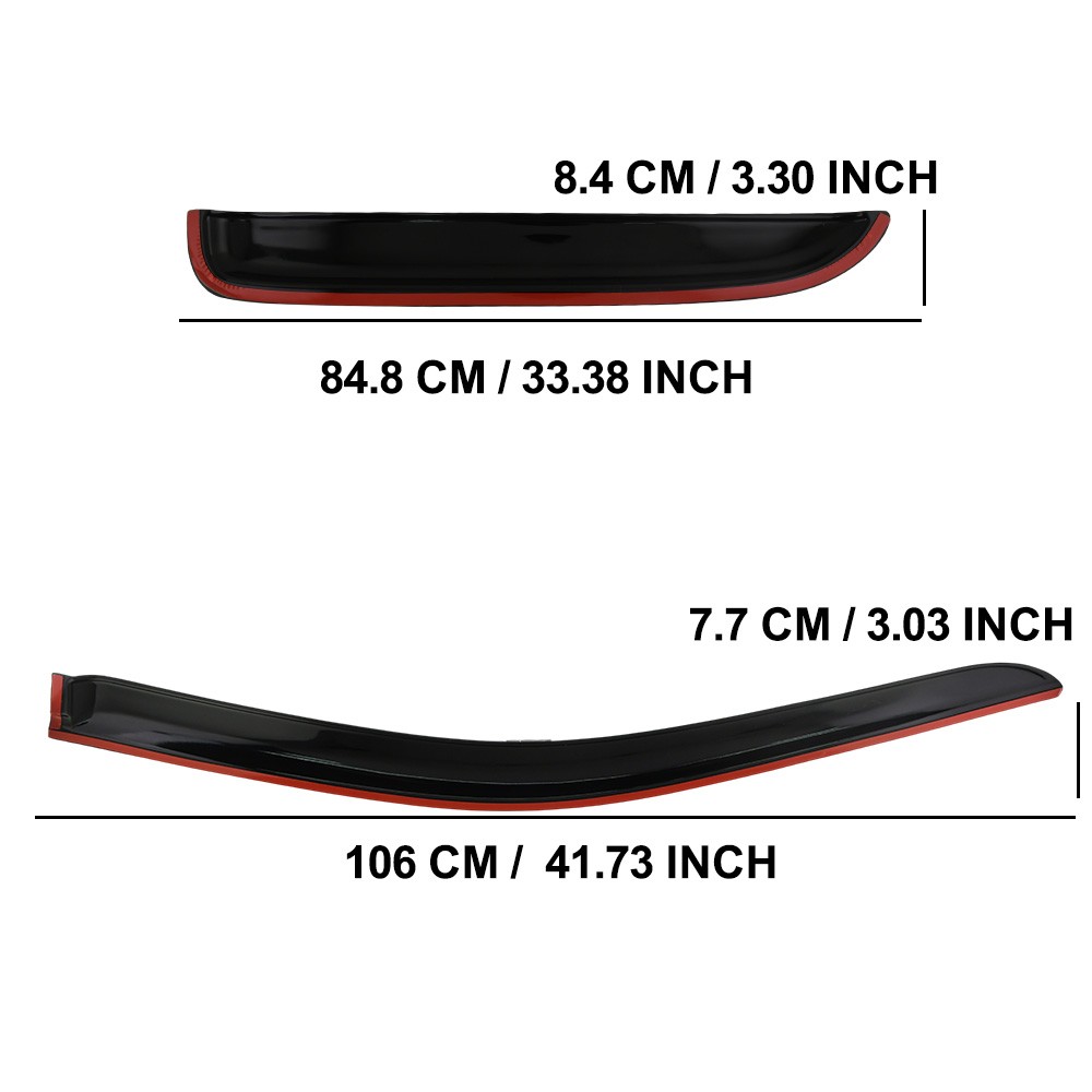 For 2007-2014 Chevy Silverado GMC Sierra Extended Cab Window Visors Vent 4PCS