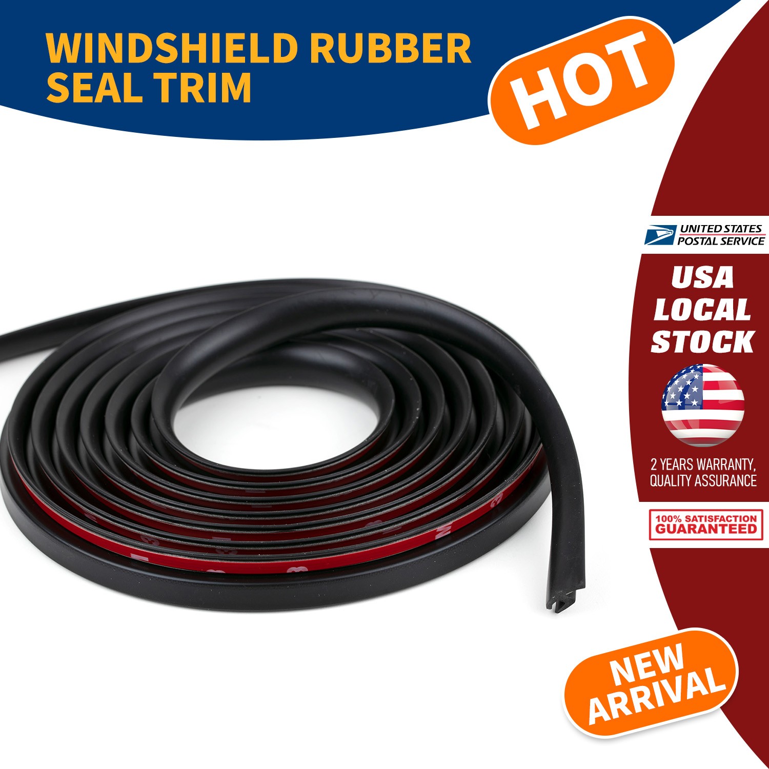 6M/20FT Car Door Edge Windshield Window Rubber Seal Weather Strip Moulding Trim