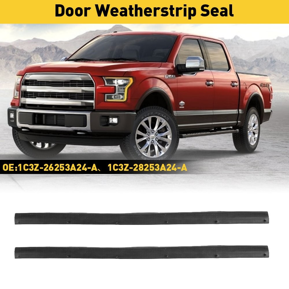 2pcs Rear Right Left Door Lower Weatherstrip Seal For 1999-2016 Ford Super Duty