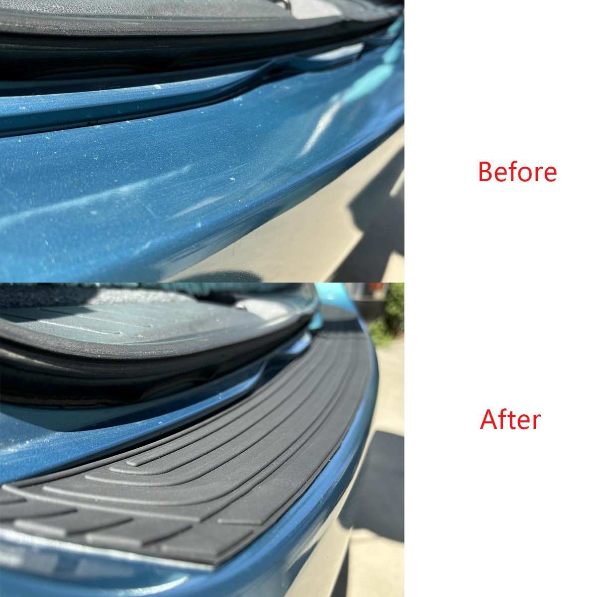 41×3.4in Customized For Mazda Rear Bumper Protector Anti-Scratch Trimmable Guard