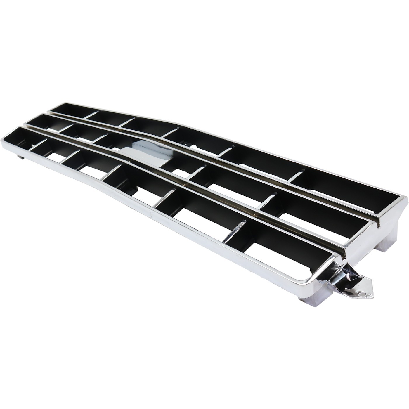 Grille For 82-90 Chevrolet S10 83-90 S10 Blazer Chrome Shell w/ Black Insert