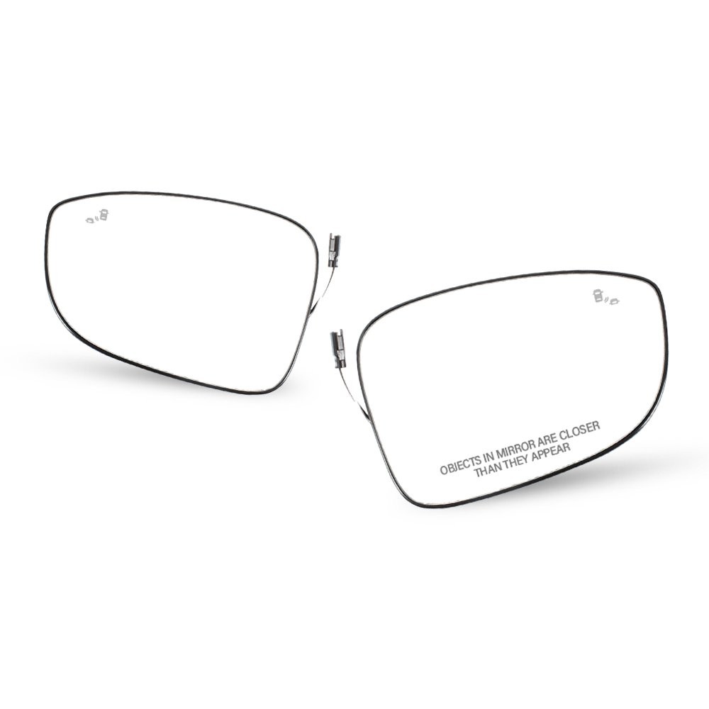 Left Right Side Mirror Glass Heated W/Blind Spot Front For 2018-22 Honda Accord