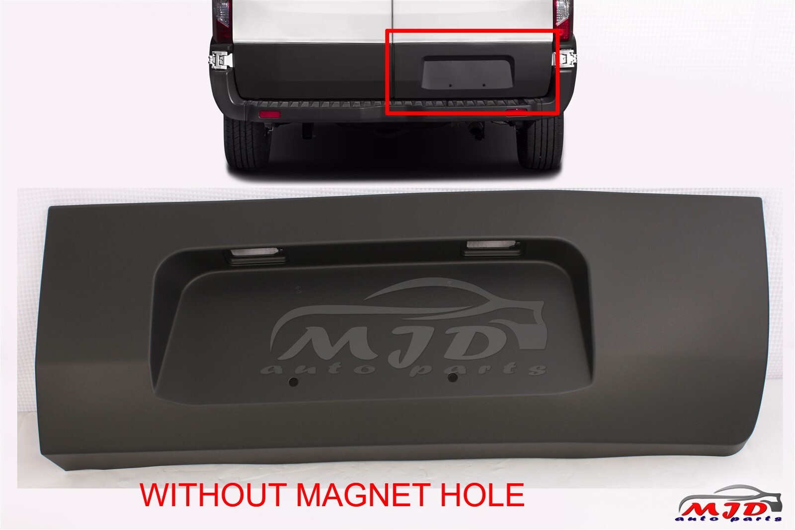 FIT FORD TRANSIT 2015-2024 PASSENGER RIGHT REAR DOOR PANEL TRIM MOLDING COVER