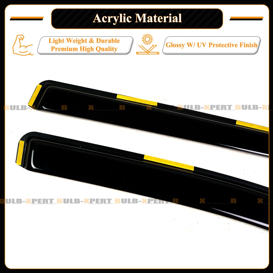 For 2025-26 Toyota 4Runner Premium In-Channel Window Visor Rain Guard Deflectors