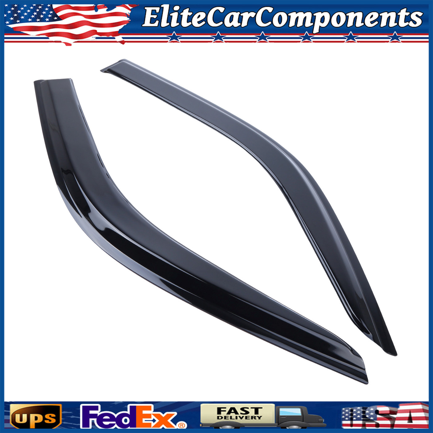 New Window Vent Visors Rain Guard for Toyota 4Runner 1996-2002 Rain Shield Shade