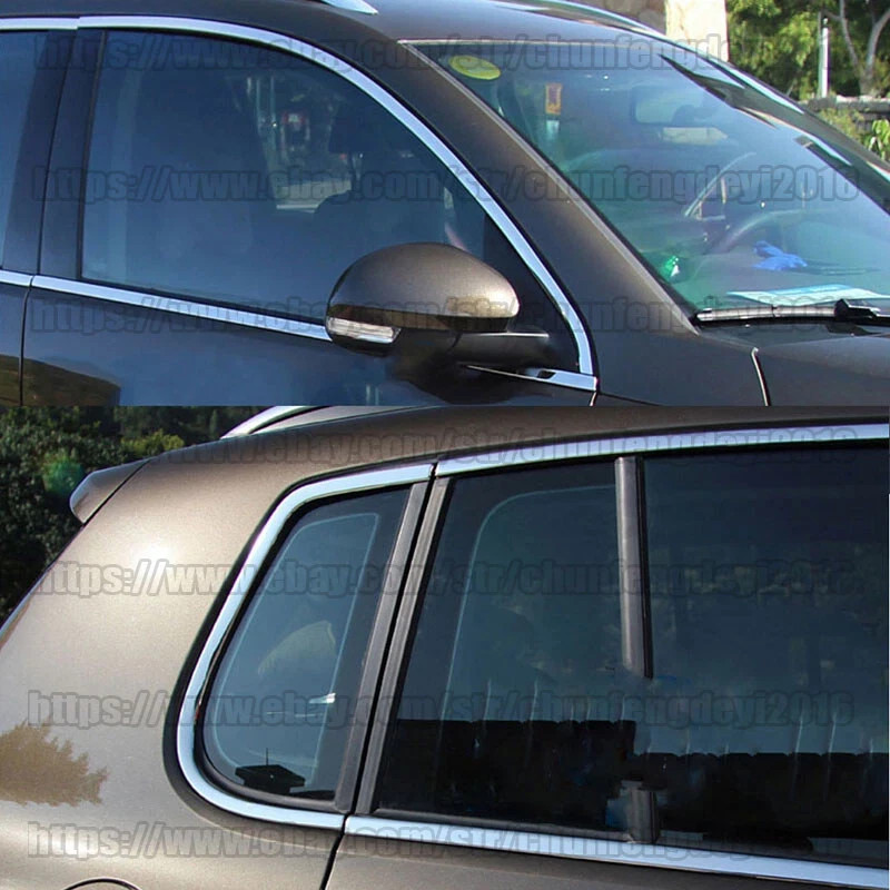 Tiguan mk1 window sill aluminum molding decorative shiny window SE trim