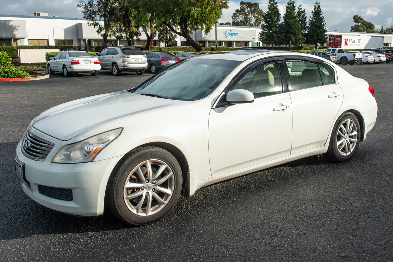 EOS For 07-15 Infiniti G25 G35 G37 Q40 Side Window Visors Deflectors Rain Guards
