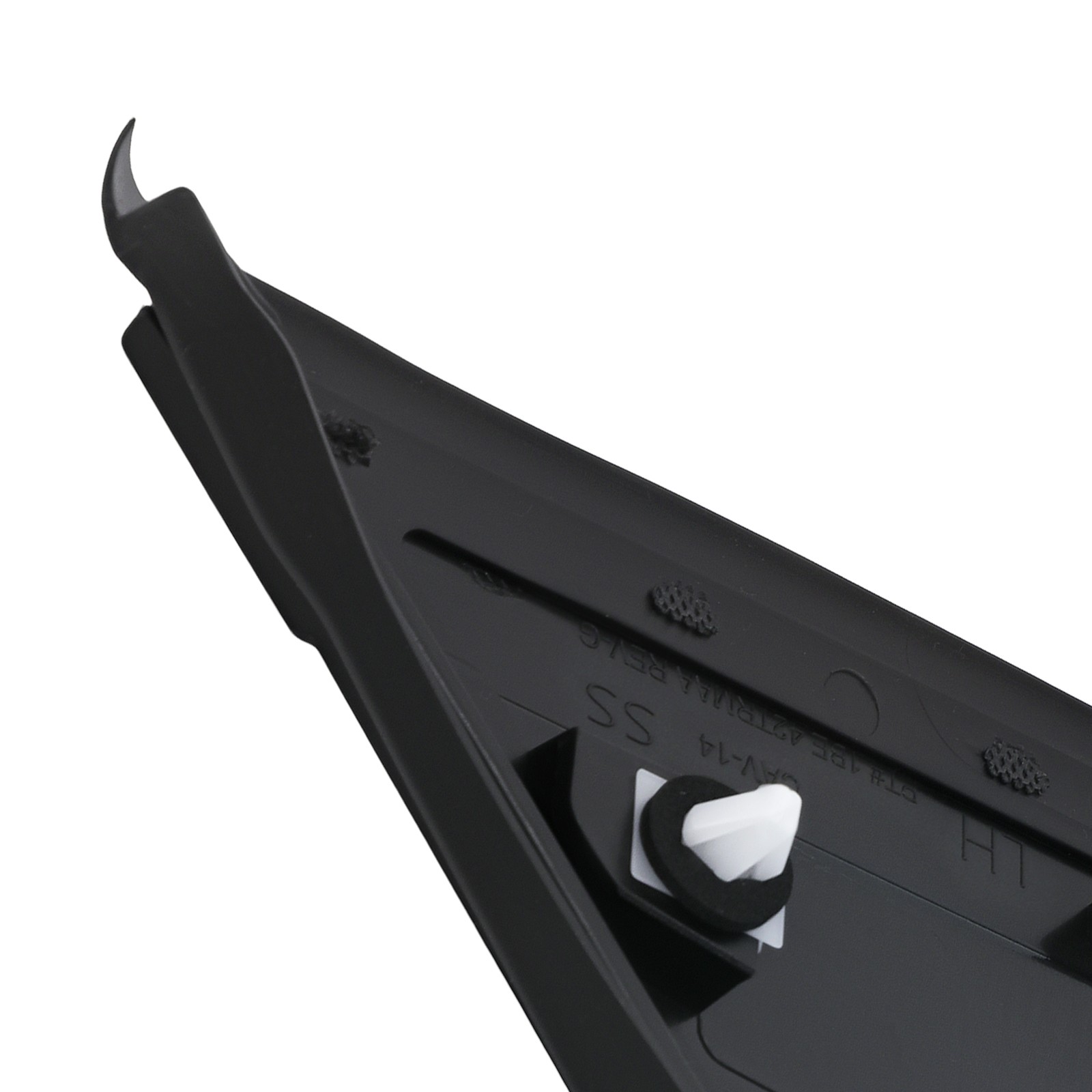 Black Left Side Mirror Flag Trim for Dodge Caravan 2008-2019 1BE431XFAA