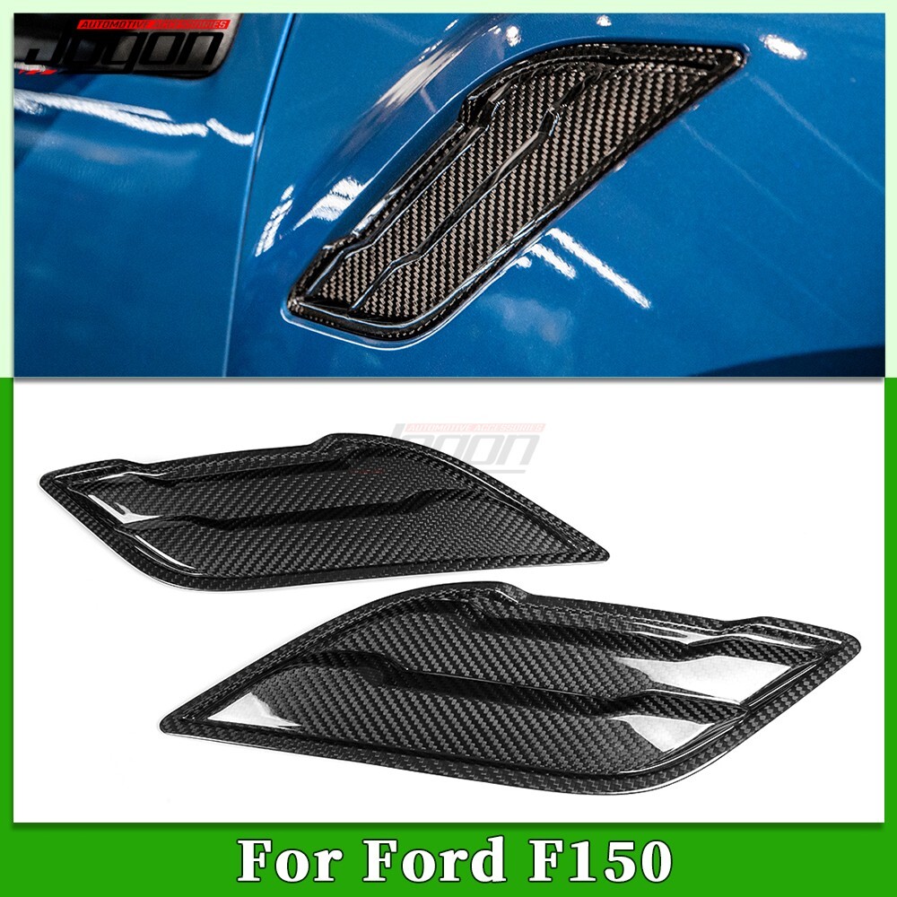 For Ford F-150 Raptor 2017-20 Real Carbon Fender Side Air Vent Intake Panel F150