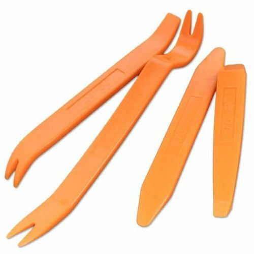 4pcs Door Panel Car Interior Trim Removal Tool Kit Plastic Clip Fastener Remover