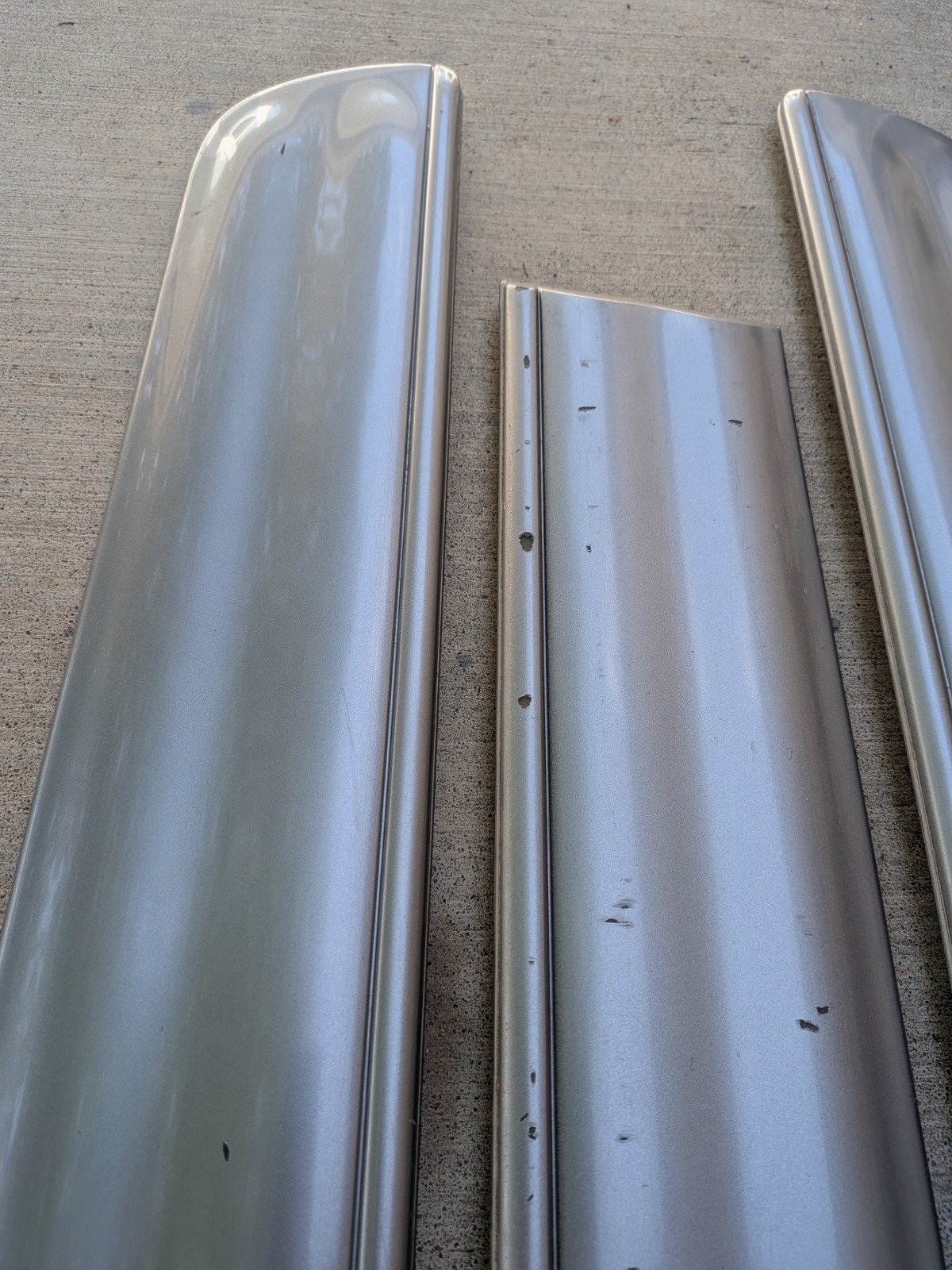 01-07 Toyota Sequoia Door Body Side Molding Full Set 4pc Silver 1D6 OEM