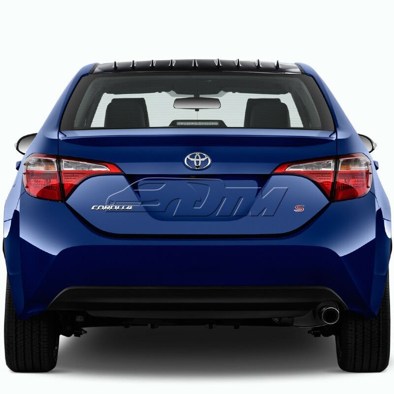 Glossy Black Shark Fin Rear Roof Spoiler Wing For 2013-2018 Toyota Corolla Sedan