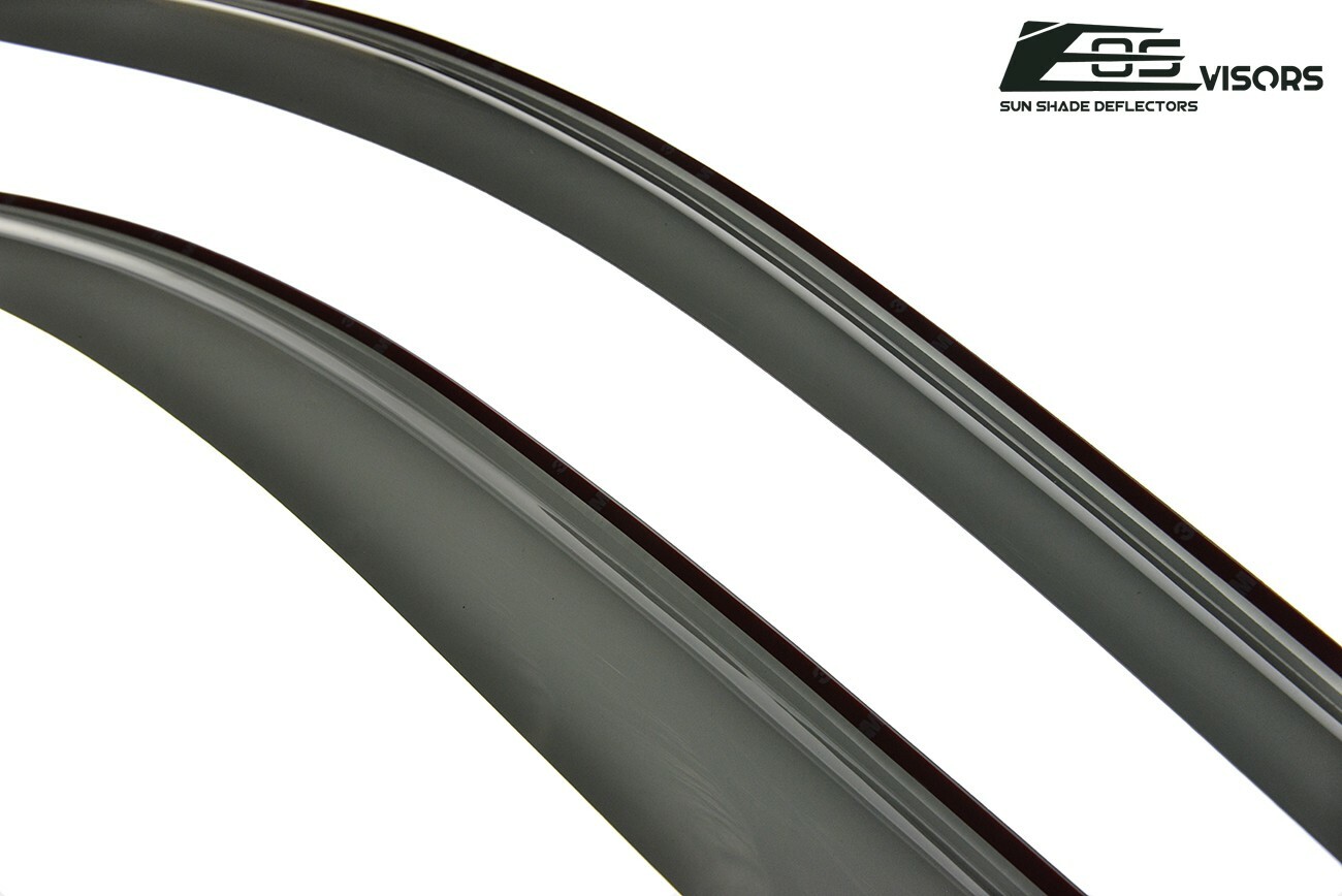 EOS Visors For 11-21 Jeep Grand Cherokee IN-CHANNEL Side Window Rain Deflectors