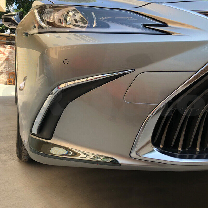 For Lexus ES350/300H/250 19-23 Steel Front Bumper Corner Cover Trim anti-rub Lip