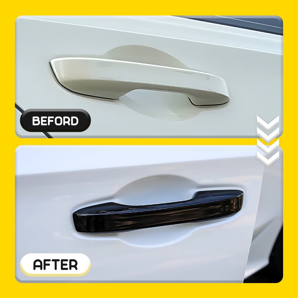Glossy Black Door Handle Cover for Honda Civic 11th Gen w/ Smart Keyhole 4-20X