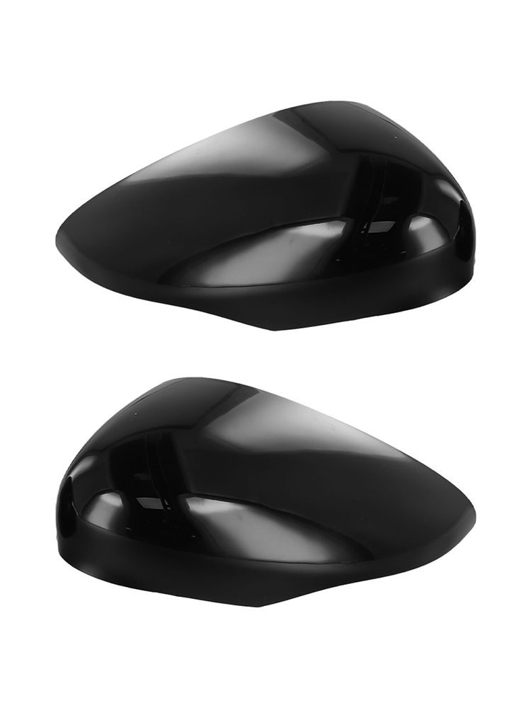 Gloss Black Mirror Cap Compatible with For Ford for fiesta MK7 Easy to Replace