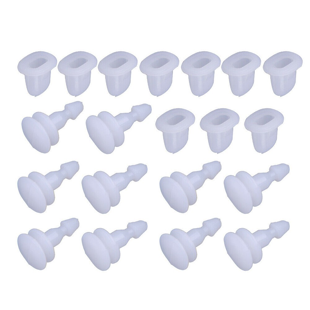 High Quality Wheel Fender Flare Clip Fastener 20pcs ABS Door Guard Nails