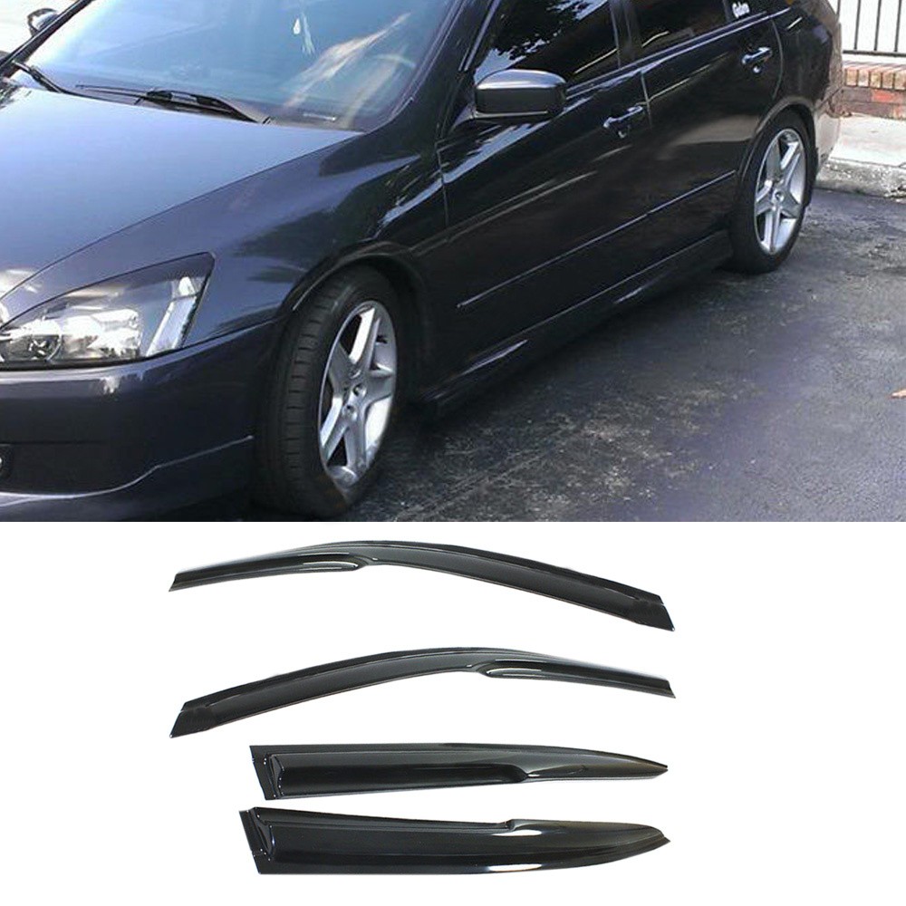 Labwork Window Visor For Honda Accord Sedan 2003-2007 Sun Rain Guard Deflector