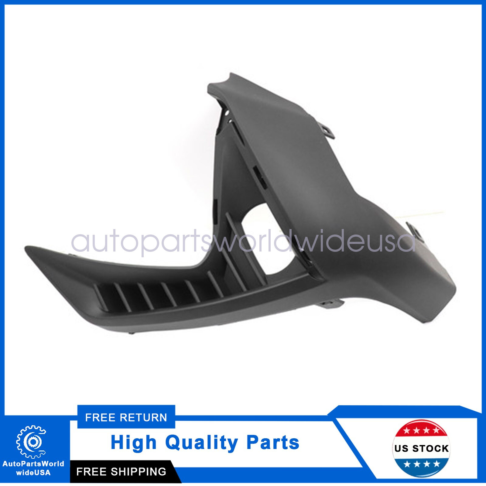 Front Right Fog Light Bezel Black For 2018-2021 Lexus NX300 2.0L NX300h 2.5L