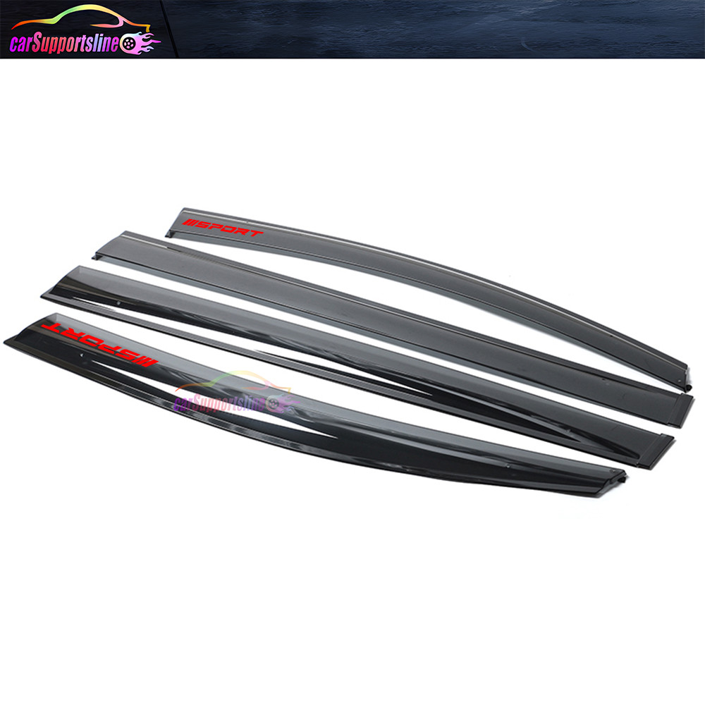 Fits for 11-20 Toyota Sienna Polycarbonate Window Visor Guard Rain Shade 4pcs