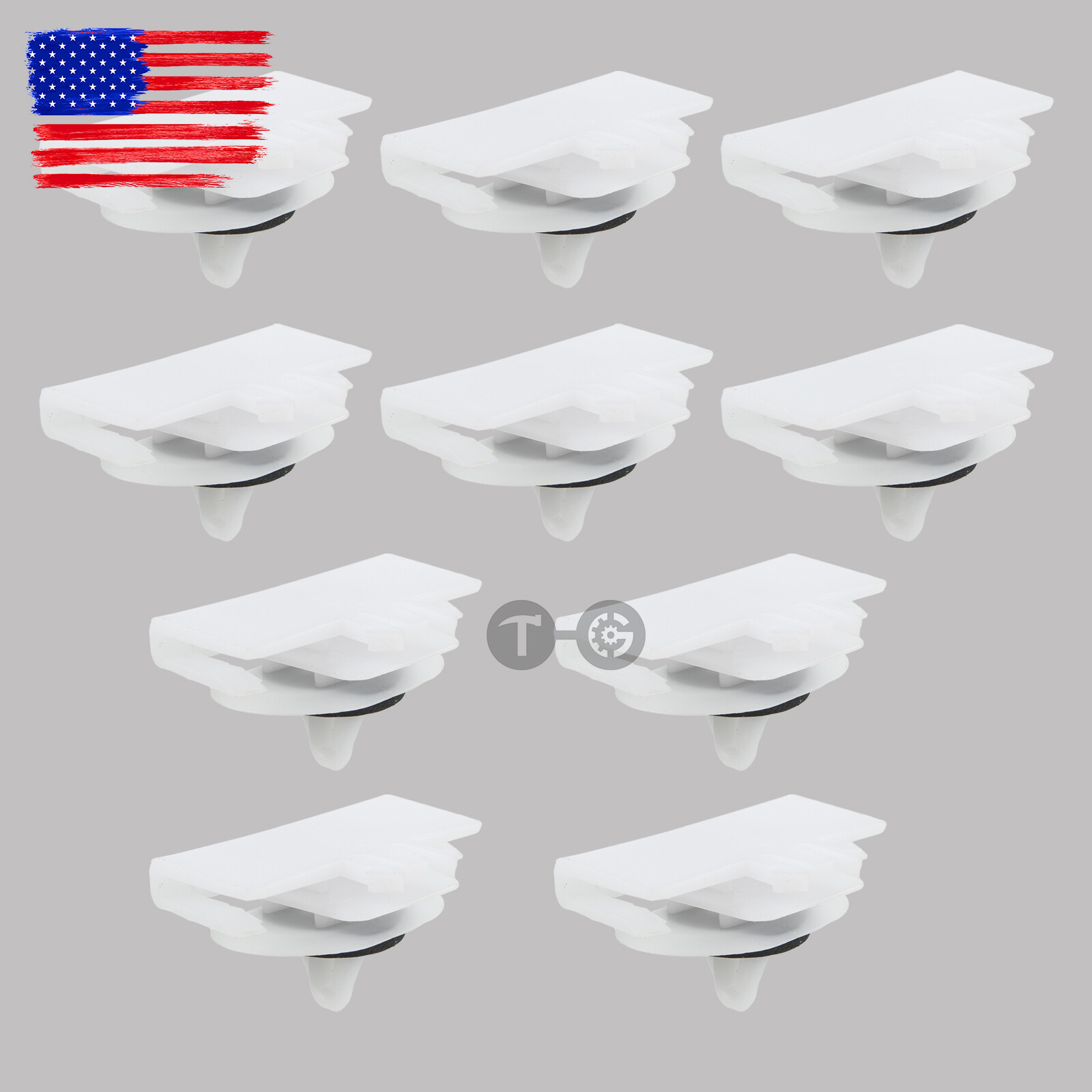 Rocker Panel Molding Retainer Set of 10 for 2016-2022 Chevrolet Camaro 11611435