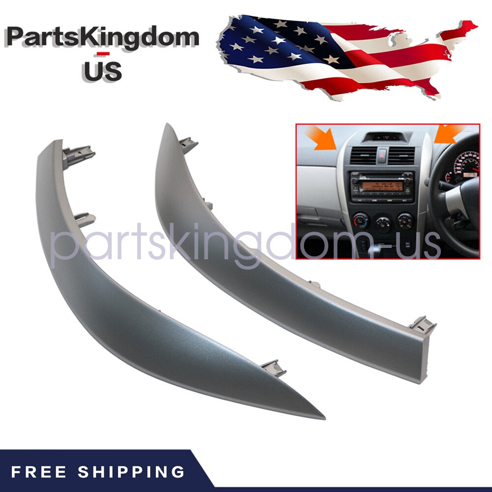 FITS Toyota Corolla Altis 09-13 Upper Side Central Dashboard Trim Strip 2X USA