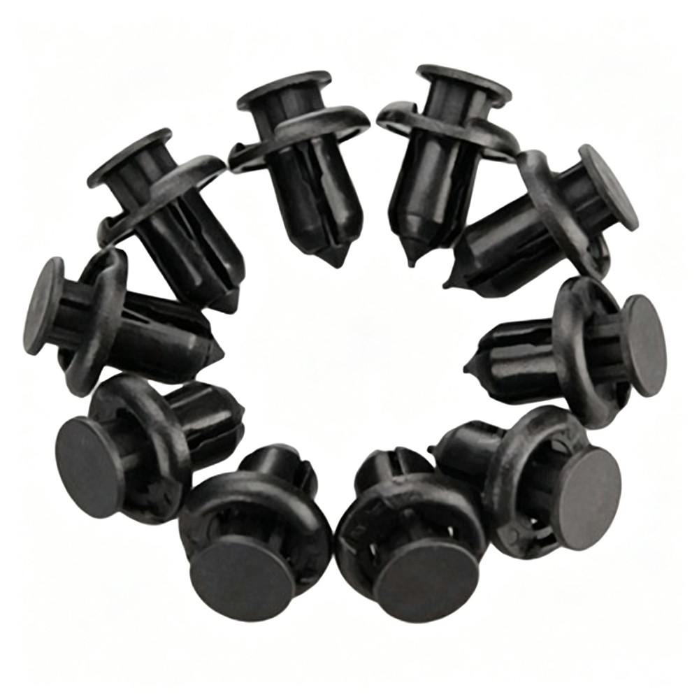 ✅100Pcs Bumper Clips 10mm Hood Fender Push Rivets Retainer Fasteners/For Honda✅