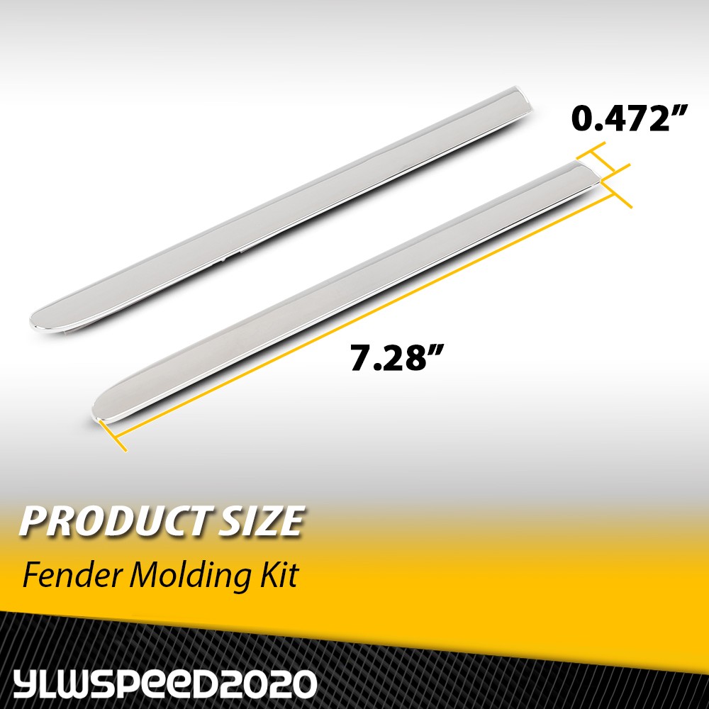 Front Fender Trim Molding 1 Pair Fits Benz CL550 CL600 CL63 S350 S400 S550 S600