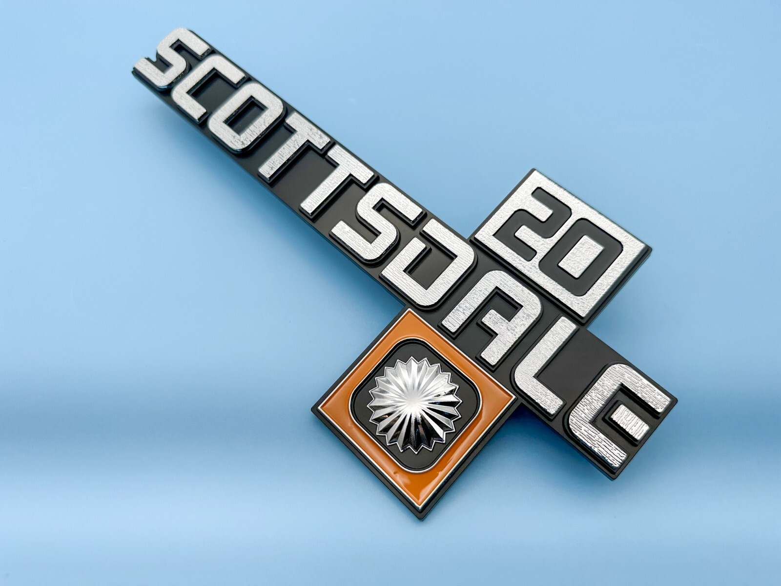 Front Fender “Scottsdale 20” Emblem Set 1981-1987 Chevy Pickup Trucks