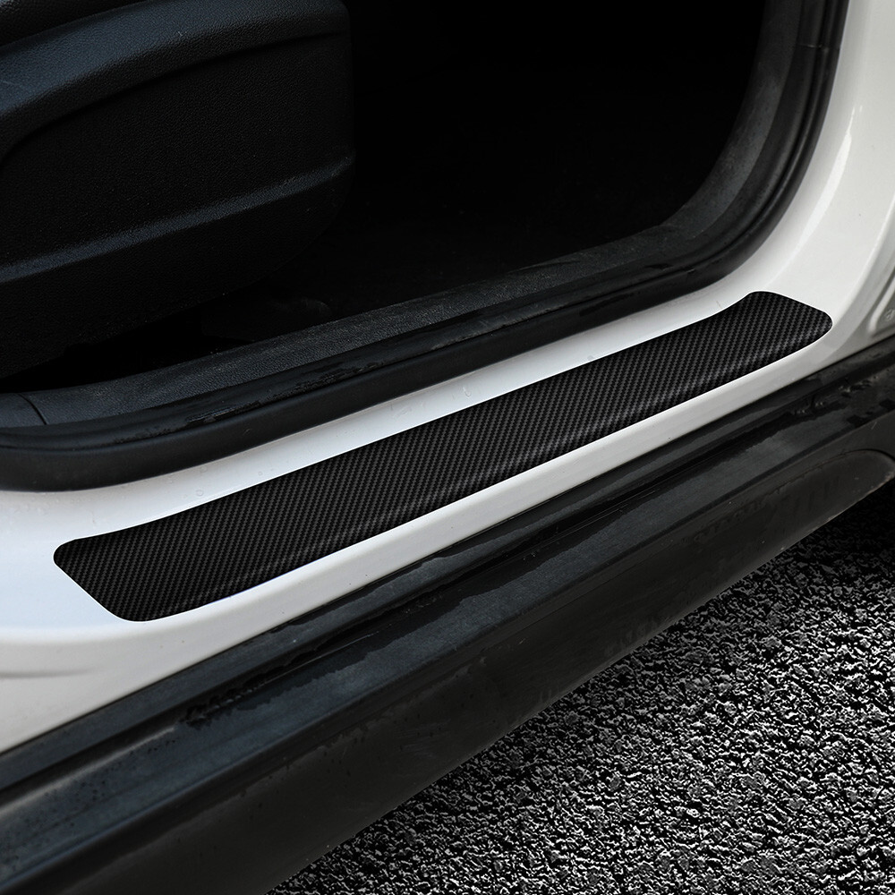 Car Door Sill Plate Protector Cover Sticker Scuff Anti Scratch Anti Kick
